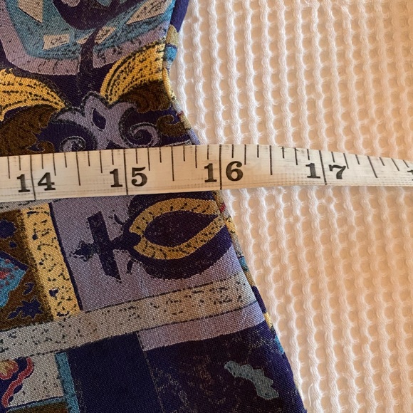 Vintage 90s Tunic length Louben Blouse. Size 6. - Picture 9 of 16